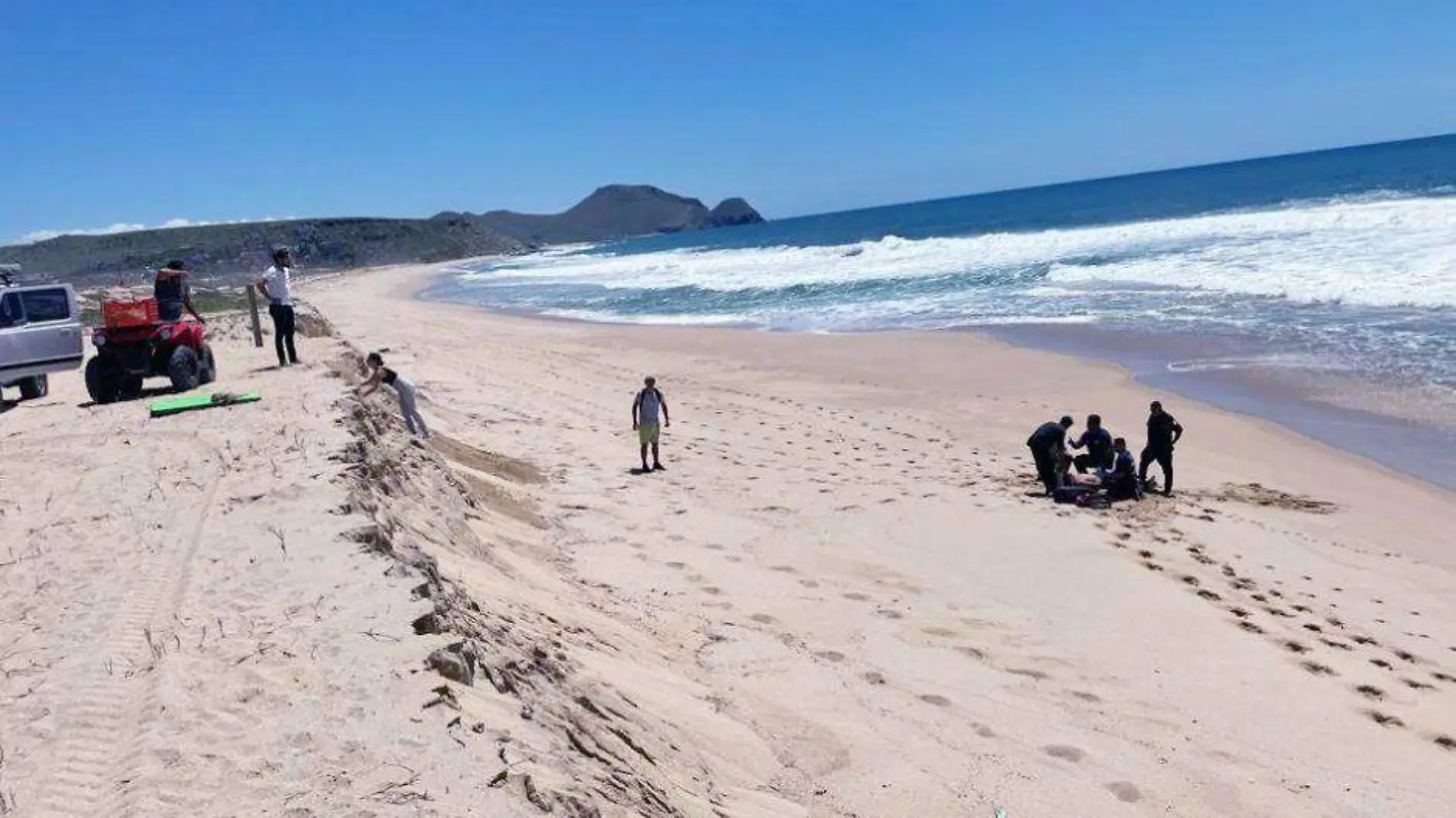 ahogado playa todos santos